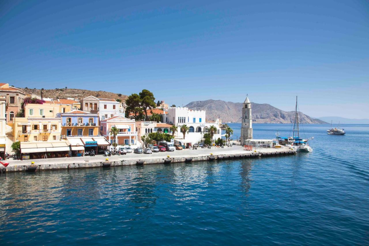 Cozy Apartments In Symi Center מראה חיצוני תמונה